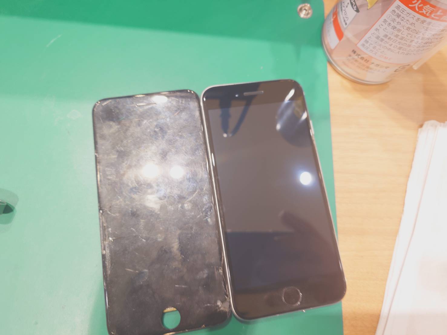 【高輪台よりご来店】iPhoneSE3の画面交換修理をさせていただきました！